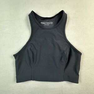 Outdoor Voices Athena Sports Bra Womens Small Black Compression Crop Gym Running